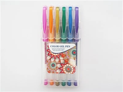 Canetas de tinta gel metálica